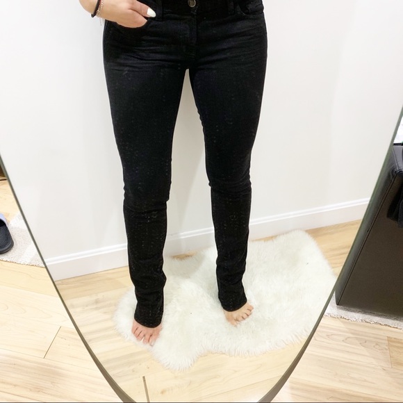 J Brand Denim - J Brand black extra long straight jeans Sz 27